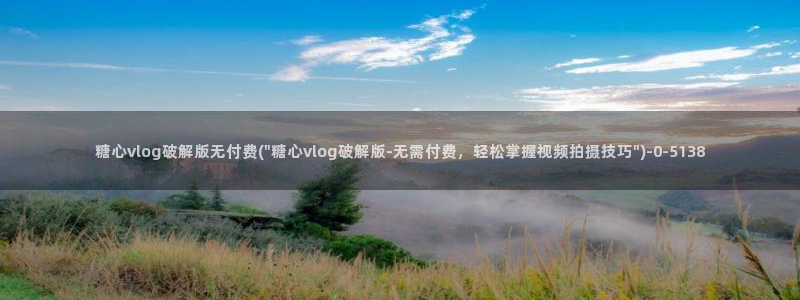 糖心vlog的网址